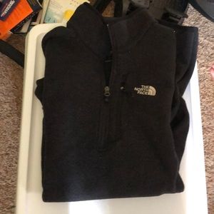 Men’s Northface half zip sweater jacket